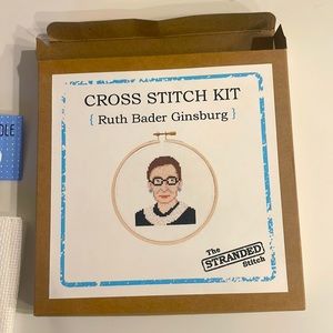 Cross Stitch Kit - Ruth Bader Ginsburg